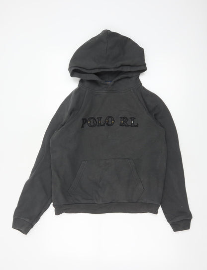Polo Ralph Lauren Women’s Black S Petite Studded Logo Pullover Hoodie