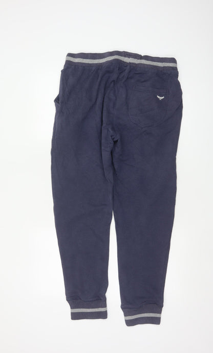 Tread Bare Men’s Blue XL Los Angeles 97 Fleece Jogger Trousers