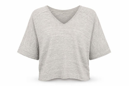 Next Women Beige M V-Neck Batwing Short Sleeve Lightweight Knit Jumper