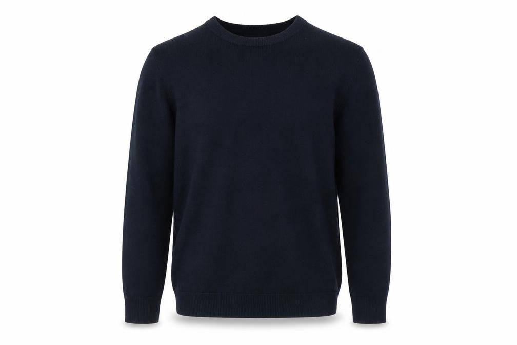 Marks & Spencer Men's Navy M Cashmilon Crew Neck Pullover Jumper