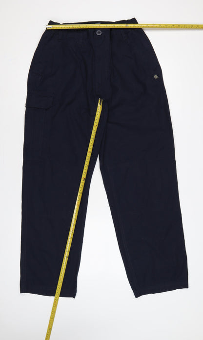 Craghoppers Men’s Blue 32R Cargo Trousers Regular Straight Leg