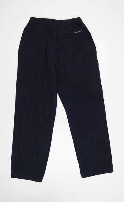 Craghoppers Men’s Blue 32R Cargo Trousers Regular Straight Leg