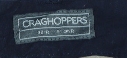 Craghoppers Men’s Blue 32R Cargo Trousers Regular Straight Leg
