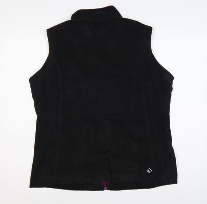 Regatta Women's Black UK 18 Fleece Bodywarmer Waistcoat Full Zip