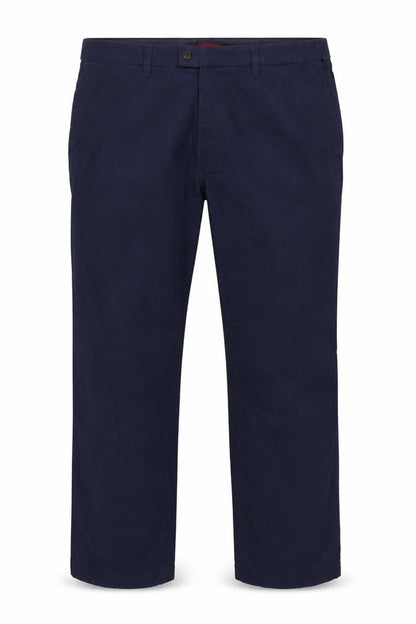 Marks and Spencer Men’s Navy 42in 33in Chino Straight Cotton Trousers