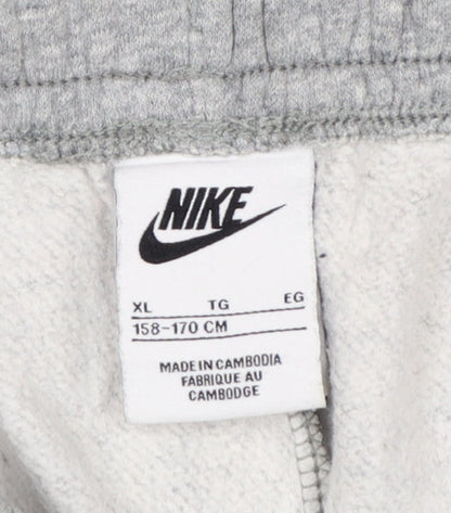 Nike Boys Grey XL 158-170cm Cargo Joggers Sweatpants Logo