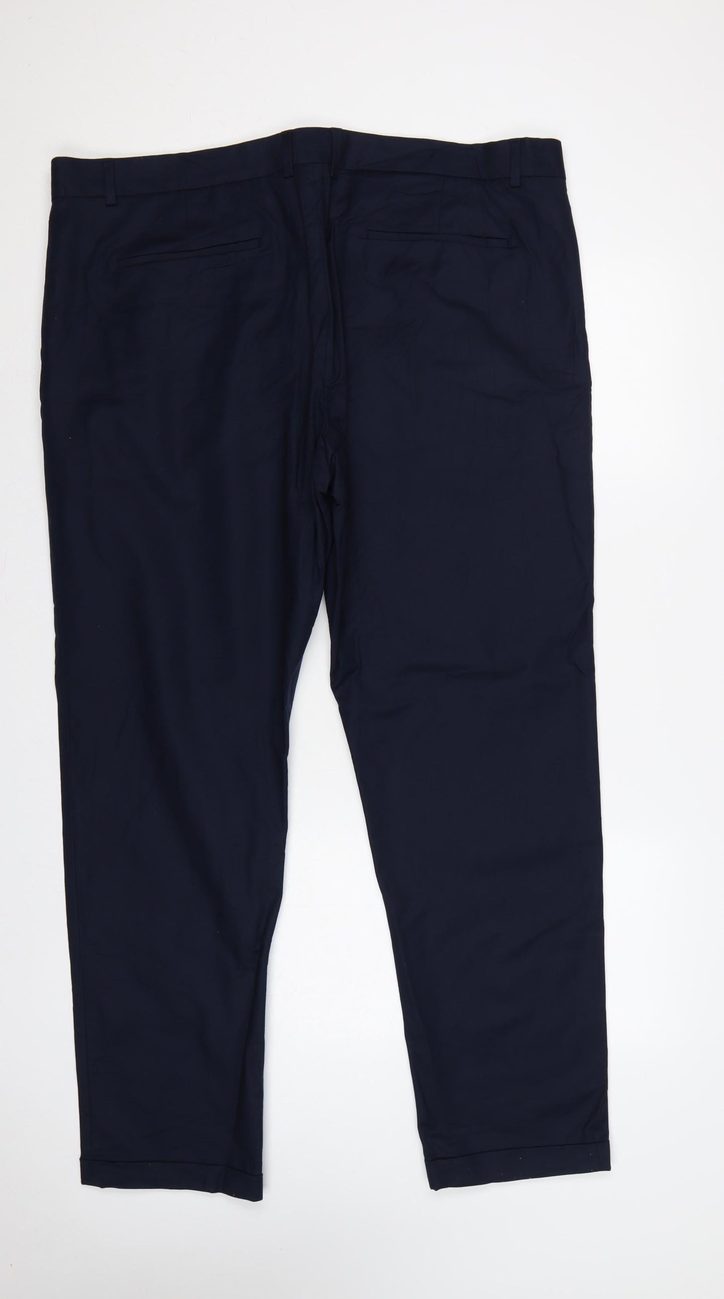 Marks & Spencer Autograph Men’s Navy 42L Tapered Smart Trousers
