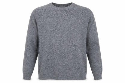 Folk Men's Grey XL Crew Neck Organic Cotton Knit Pullover Jumper