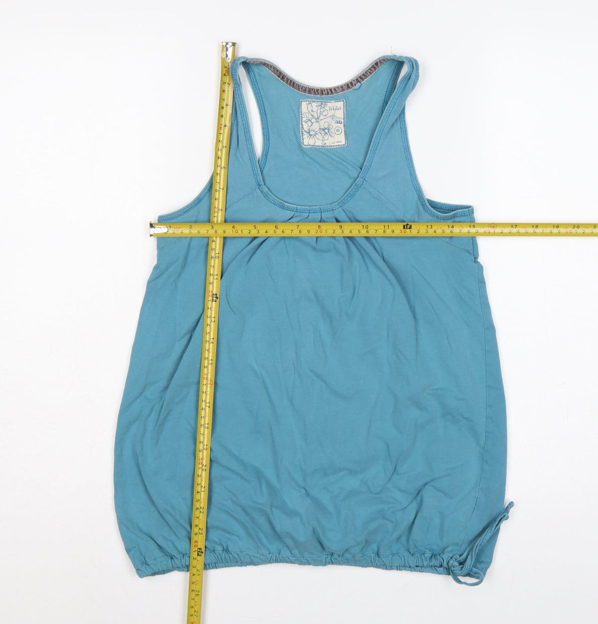 Fat Face Women's Blue Size 10 Basic Racerback Tank Top