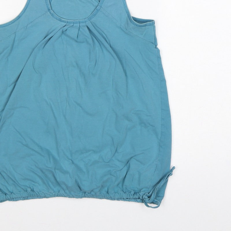 Fat Face Women's Blue Size 10 Basic Racerback Tank Top