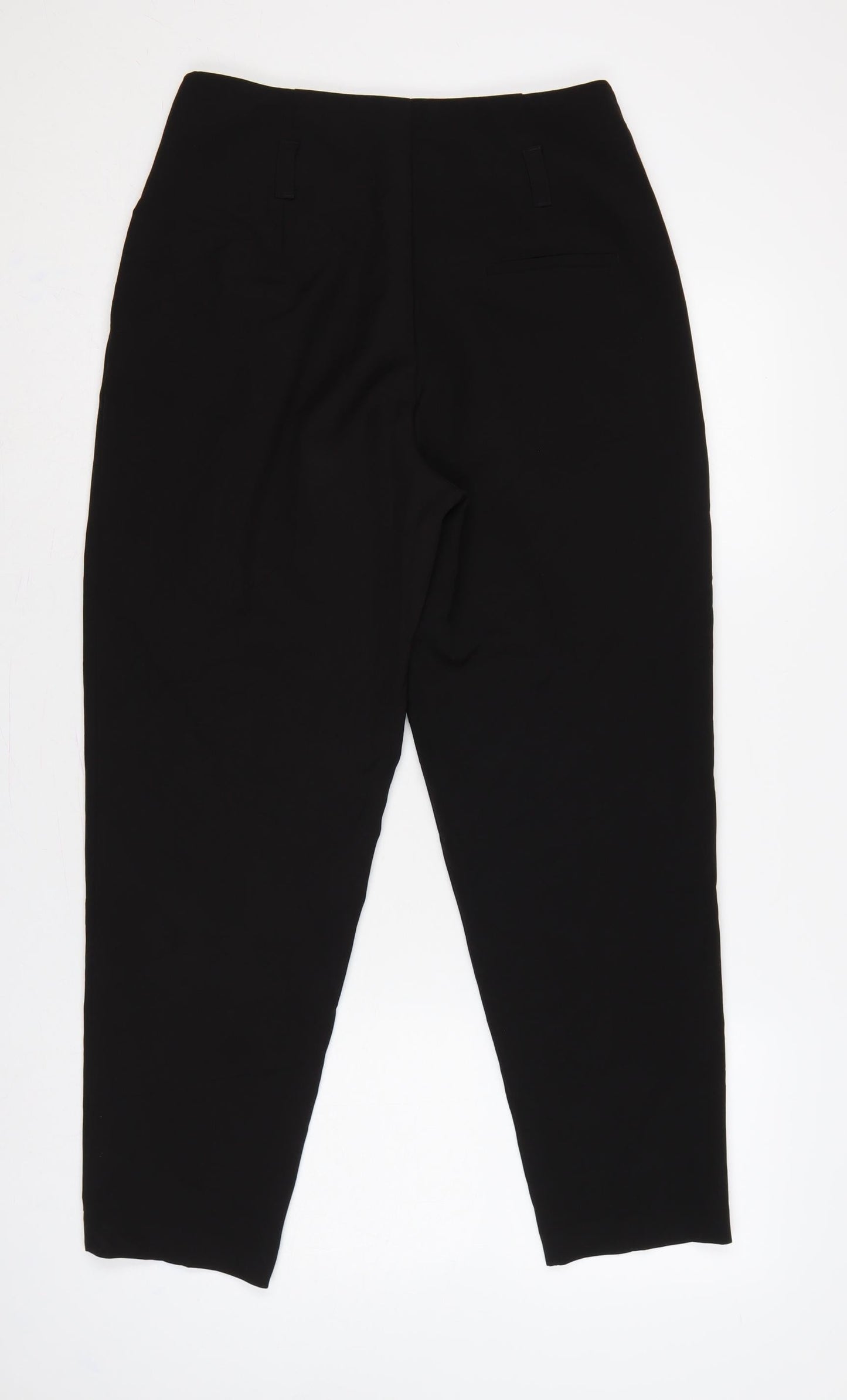 New Look Women Black UK 10 High Rise Tapered Tailored Trousers