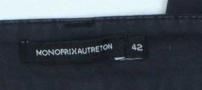 Monoprix Autreton Men’s Black 32 Slim Tapered Stretch Chino Trousers