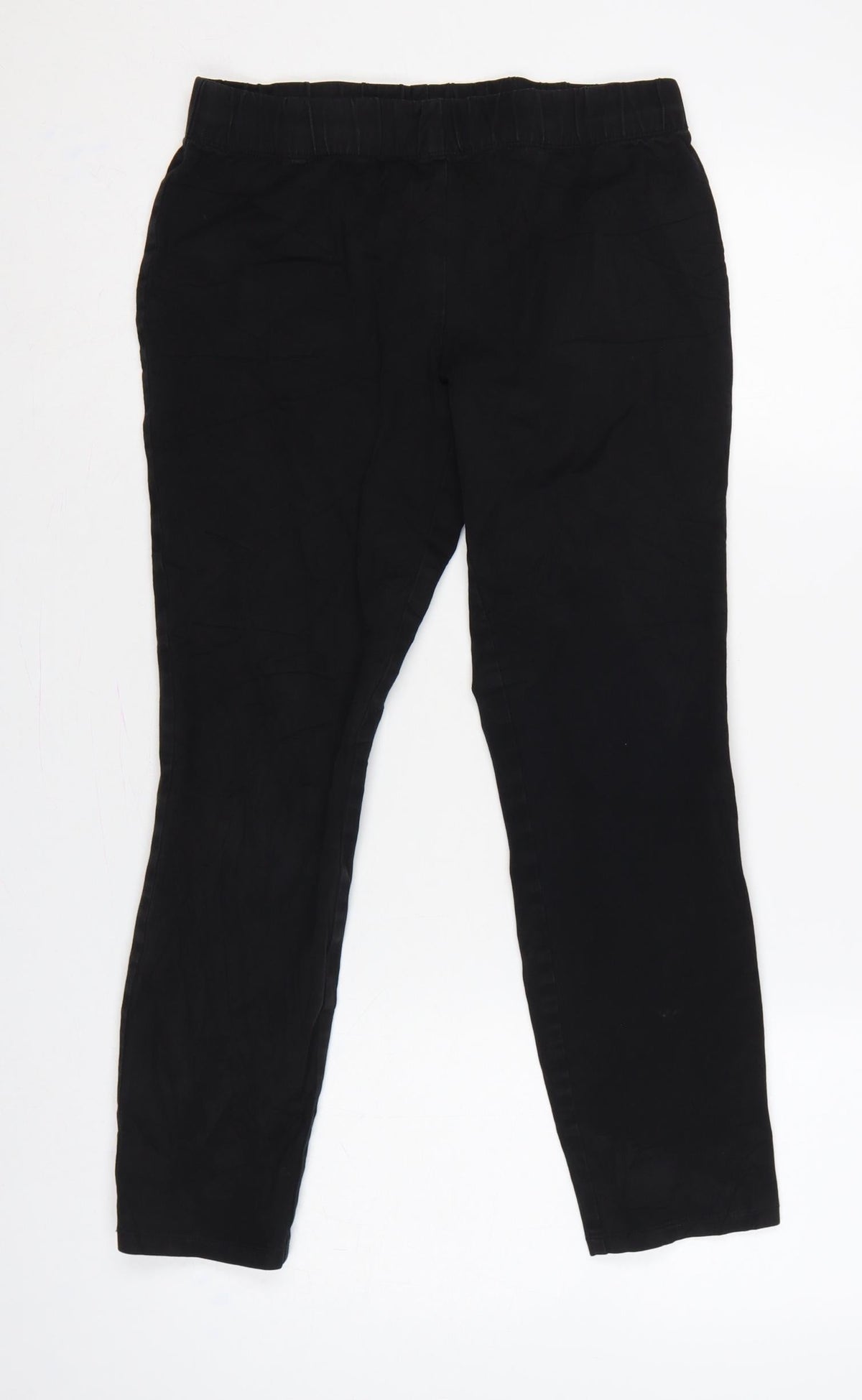 Sportscraft Women’s Black Size 10 Slim Tapered Elastic Waist Trousers