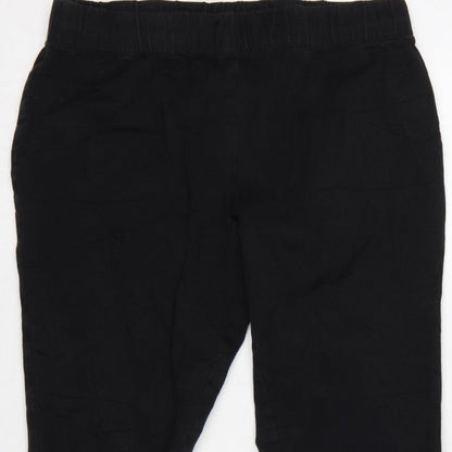 Sportscraft Women’s Black Size 10 Slim Tapered Elastic Waist Trousers
