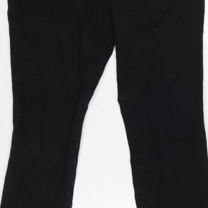 Sportscraft Women’s Black Size 10 Slim Tapered Elastic Waist Trousers