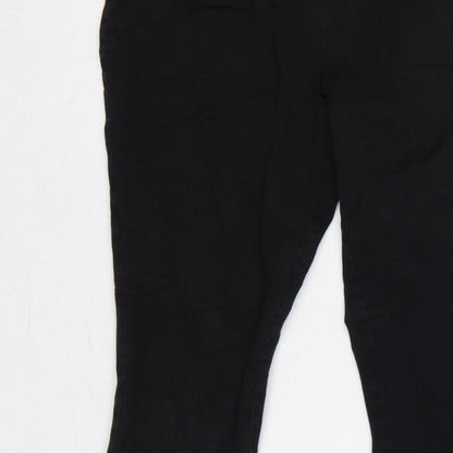 Sportscraft Women’s Black Size 10 Slim Tapered Elastic Waist Trousers