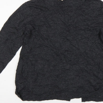 White Stuff Women’s Grey Crew Neck Knit Pullover Jumper UK 12