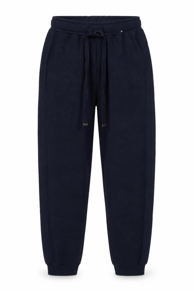 Marks & Spencer Women’s Navy Size 8 Short Tapered Jogger Trousers