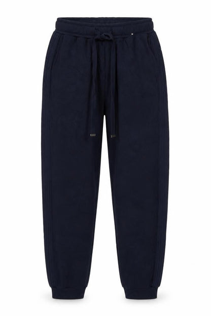 Marks & Spencer Women’s Navy Size 8 Short Tapered Jogger Trousers