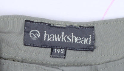 Hawkshead Women's Green Size 14 Cargo Trousers Nylon Lined