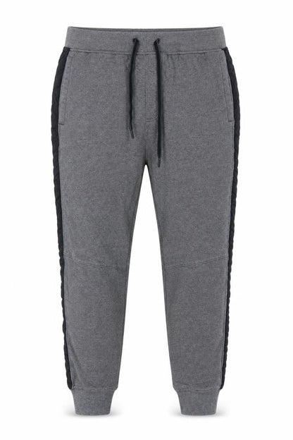 Under Armour Men’s Grey L Fitted Jogger Trousers Black Panels