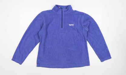 Regatta Women’s Purple UK 12 1/2 Zip Fleece Sweatshirt