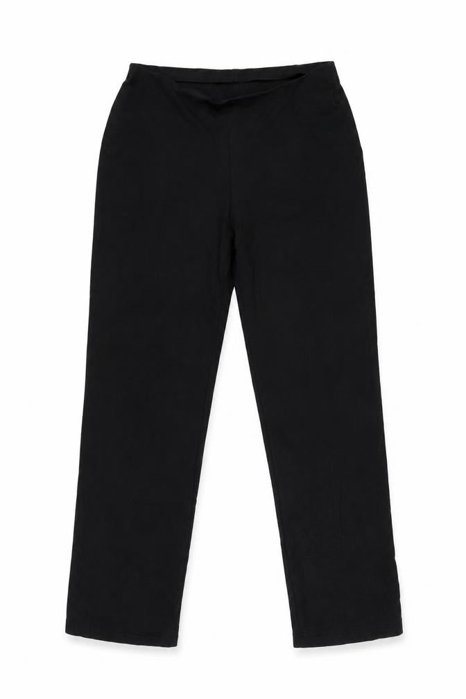 Marks & Spencer Women’s Black Size 12 Short Straight Leg Stretch Trousers