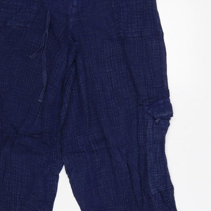 BDG Urban Outfitters Women’s Navy XS Cargo Harem Trousers Pockets