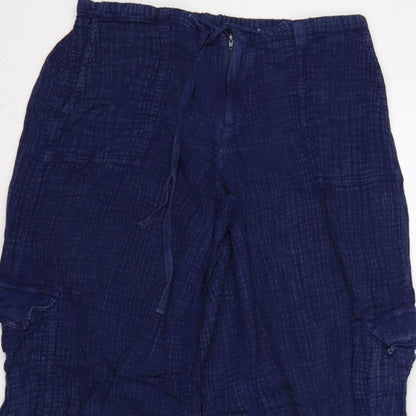 BDG Urban Outfitters Women’s Navy XS Cargo Harem Trousers Pockets