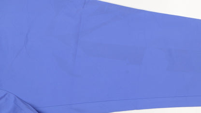 Marks & Spencer Women’s Blue Size 20 Regular Stretch Straight Trousers