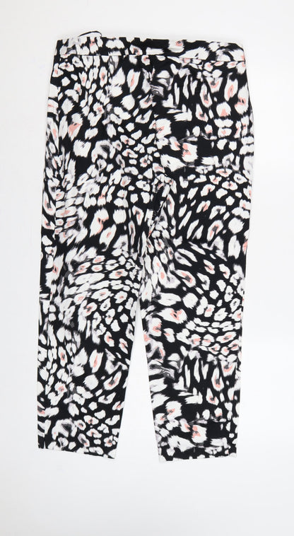 STAR Julien Macdonald Women’s Multicolour Animal Print Trousers UK 14