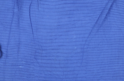 Phase Eight Women’s Blue M Batwing Dolman Ribbed Knit Pullover Jumper