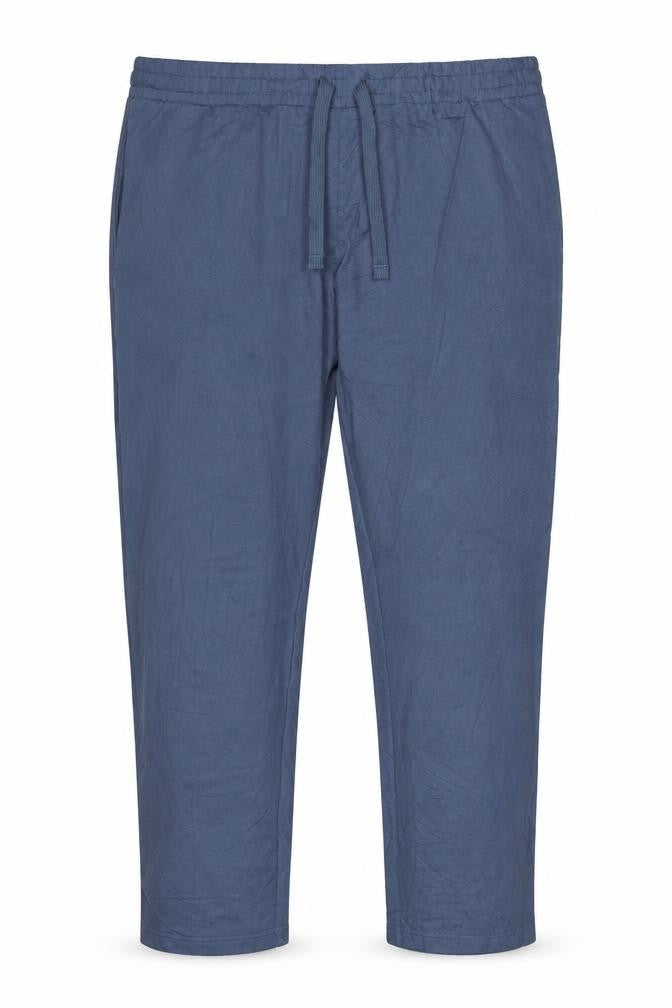 Marks and Spencer Men Blue 3XL Regular Fit Cotton Jogger Trousers