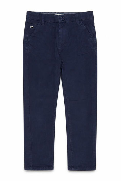 Jasper Conran Boys Blue Age 8 Slim Chino Cotton Stretch School Trousers