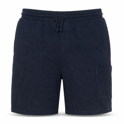 Front view of Red Herring Men’s Blue M Cargo Drawstring Cotton Blend Shorts