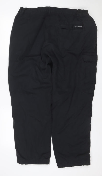 Craghoppers Unisex Adults Black Size 40 Hiking Walking Cargo Trousers