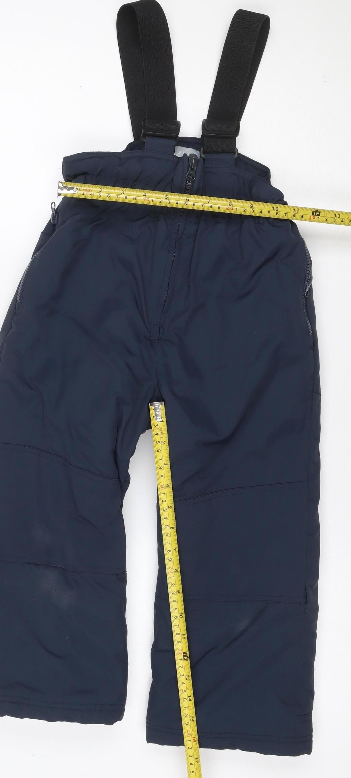 Blanc de Blanc Boys Blue 5 Years Snow Pants Ski Bib Braces Nylon