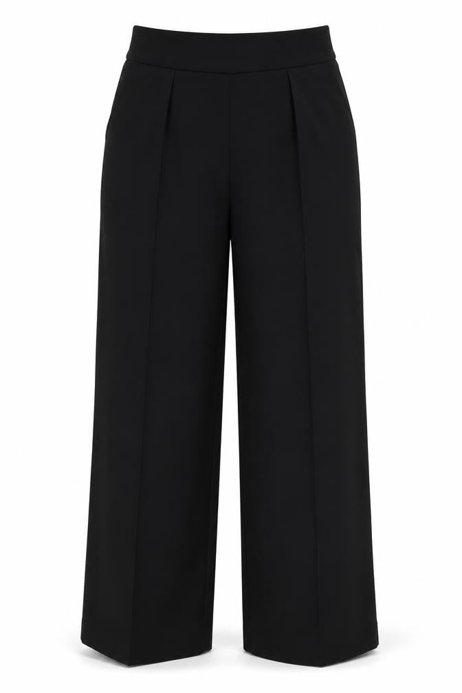 H&M Women Black S Flared Stretch Dress Trousers Smart Workwear