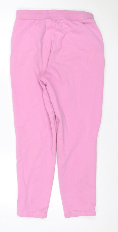 Ted Baker Women’s Pink UK 8 Cotton Jogger Sweatpants Drawstring