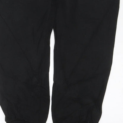 Nicce London Men’s Black M Jogger Trousers Drawstring Logo