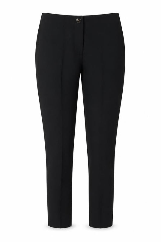 Zara Women Black S Polyamide Stretch Skinny Leggings Button Zip NWT