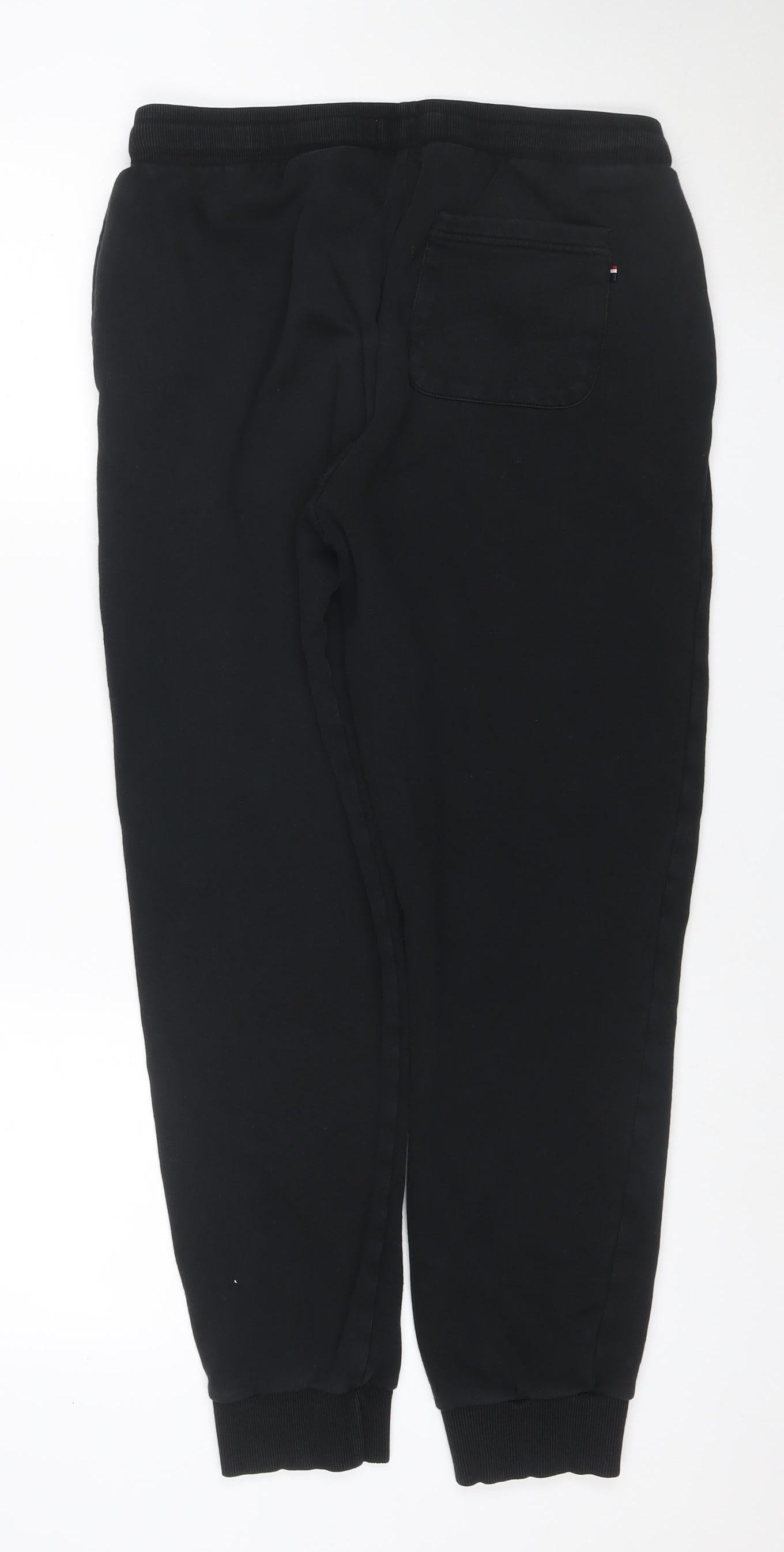 U.S. Polo Assn. Men’s Black L Jogger Sweatpants Cotton Blend