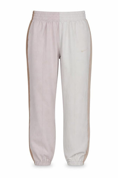Nike Women’s Beige Brown S Colourblock Jogger Sweatpants