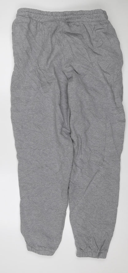 ASOS Design Men Grey L Jogger Sweatpants Elastic Waist Cotton