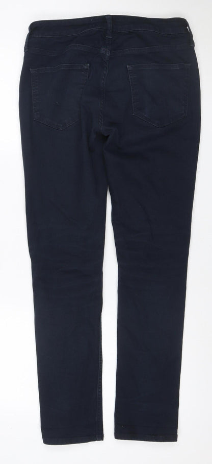 Topman Men's Blue W30 Short Stretch Skinny Jeans Cotton