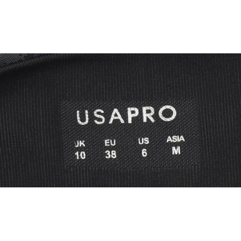 USA Pro Women’s Grey Geometric Gym Leggings UK 10 Athletic
