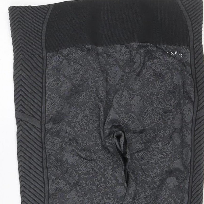 USA Pro Women’s Grey Geometric Gym Leggings UK 10 Athletic