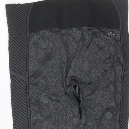 USA Pro Women’s Grey Geometric Gym Leggings UK 10 Athletic
