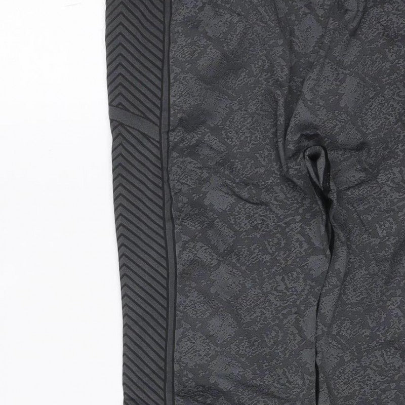 USA Pro Women’s Grey Geometric Gym Leggings UK 10 Athletic
