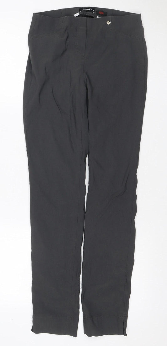 Robell Women’s Grey UK 10 Rose Slim Stretch Trousers